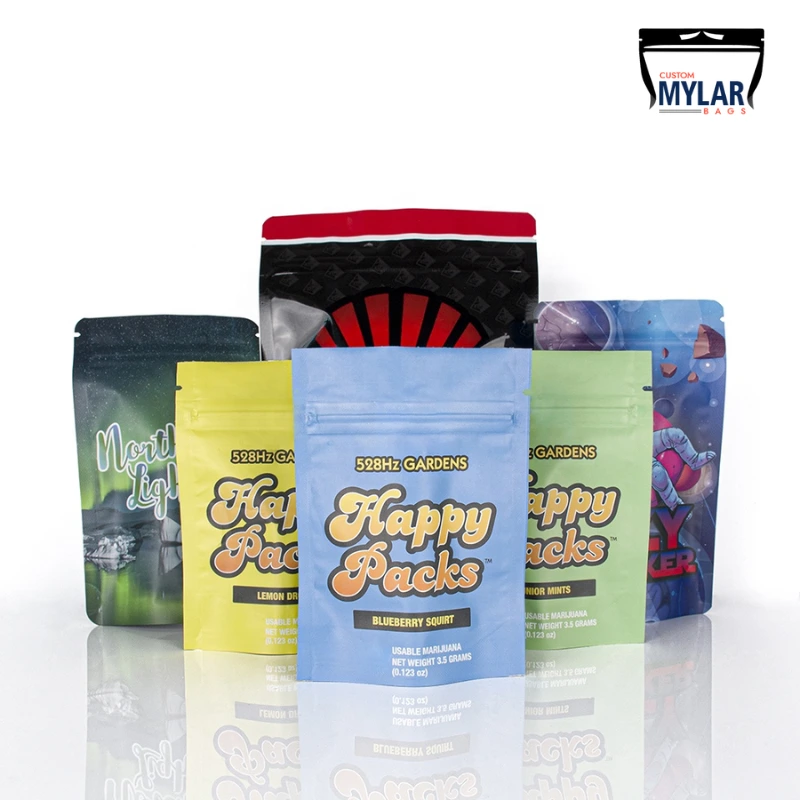 Custom 3.5 Mylar Bags Wholesale