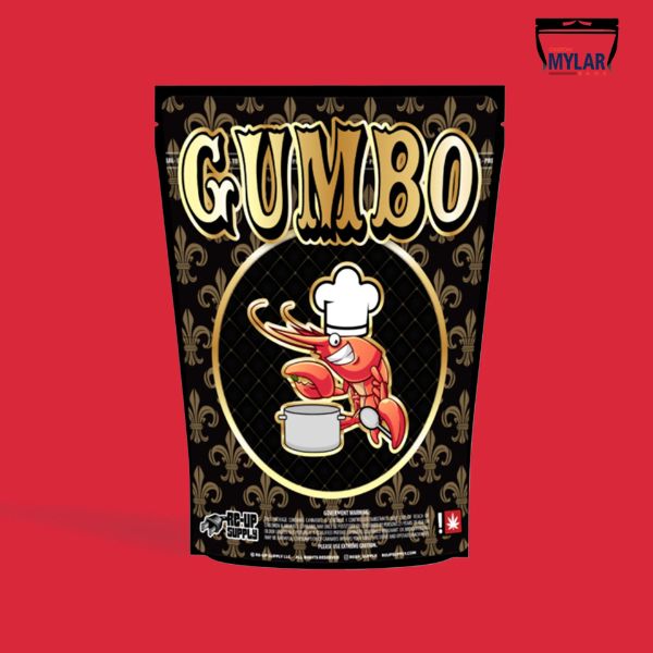 Custom Gumbo Mylar Bags